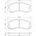 BOSCH Bremsbelagsatz, Scheibenbremse 0 986 460 984 BOSCH Bremsbelagsatz, Scheibenbremse 0 986 460 984