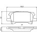BOSCH Bremsbelagsatz, Scheibenbremse 0 986 494 224 BOSCH Bremsbelagsatz, Scheibenbremse 0 986 494 224