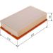BOSCH F 026 400 612 Luftfilter