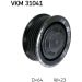 Umlenk-/Führungsrolle, Keilrippenriemen VKM 31041 Umlenk-/Führungsrolle, Keilrippenriemen VKM 31041