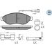 Meyle Bremsbelagsatz, Scheibenbremse MEYLE-PD: Advanced performance and design 025 244 6819-2/PD