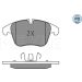 Meyle Bremsbelagsatz, Scheibenbremse MEYLE-PD: Advanced performance and design 025 240 8418/PD