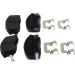 BOSCH Bremsbelagsatz, Scheibenbremse 0 986 494 650
