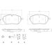Brembo Bremsbelagsatz, Scheibenbremse PRIME LINE P 61 128