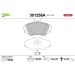 Valeo Bremsbelagsatz, Scheibenbremse EXPERT 301256A Valeo Bremsbelagsatz, Scheibenbremse EXPERT 301256A