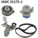 SKF Wasserpumpe + Zahnriemensatz VKMC 01170-1