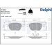 Delphi Bremsbelagsatz, Scheibenbremse LP1869 Delphi Bremsbelagsatz, Scheibenbremse LP1869