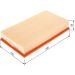 BOSCH 1 457 433 699 Luftfilter