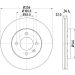 Hella Pagid Bremsscheibe Pro High Carbon 8DD 355 129-441
