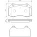 BOSCH Bremsbelagsatz, Scheibenbremse 0 986 494 551 BOSCH Bremsbelagsatz, Scheibenbremse 0 986 494 551
