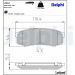 Delphi Bremsbelagsatz, Scheibenbremse LP963 Delphi Bremsbelagsatz, Scheibenbremse LP963
