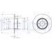 Delphi Bremsscheibe BG2322 Delphi Bremsscheibe BG2322