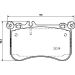 Bremsbelagsatz, Scheibenbremse 8DB 355 019-611 Bremsbelagsatz, Scheibenbremse 8DB 355 019-611