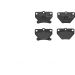 Brembo Bremsbelagsatz, Scheibenbremse PRIME LINE P 83 052 Brembo Bremsbelagsatz, Scheibenbremse PRIME LINE P 83 052