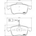 Hella Bremsbelagsatz, Scheibenbremse 8DB 355 006-901 Hella Bremsbelagsatz, Scheibenbremse 8DB 355 006-901