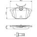 BOSCH Bremsbelagsatz, Scheibenbremse 0 986 424 545 BOSCH Bremsbelagsatz, Scheibenbremse 0 986 424 545