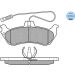 Meyle Bremsbelagsatz, Scheibenbremse MEYLE-ORIGINAL: True to OE 025 231 9017/W Meyle Bremsbelagsatz, Scheibenbremse MEYLE-ORIGINAL: True to OE 025 231 9017/W