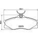 Hella Bremsbelagsatz, Scheibenbremse 8DB 355 017-661