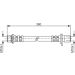 Bremsschlauch 1 987 476 726