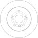 Bremsscheibe DF6176 Bremsscheibe DF6176