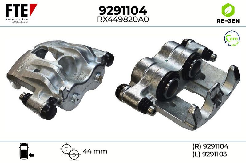 Bremssattel 9291104 Bremssattel 9291104