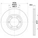 Bremsscheibe 8DD 355 105-111 Bremsscheibe 8DD 355 105-111