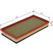 BOSCH F 026 400 112 Luftfilter