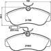 Hella Bremsbelagsatz, Scheibenbremse 8DB 355 018-151 Hella Bremsbelagsatz, Scheibenbremse 8DB 355 018-151