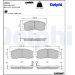 Delphi Bremsbelagsatz, Scheibenbremse LP803 Delphi Bremsbelagsatz, Scheibenbremse LP803