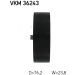 SKF Umlenk-/Führungsrolle, Keilrippenriemen VKM 36243