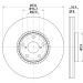 Bremsscheibe 8DD 355 129-831 Bremsscheibe 8DD 355 129-831