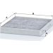 MANN-FILTER CUK 23 019/1 Innenraumfilter, Aktivkohlefilter MANN-FILTER CUK 23 019/1 Innenraumfilter, Aktivkohlefilter