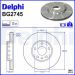 Delphi Bremsscheibe BG2745 Delphi Bremsscheibe BG2745