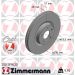 Zimmermann Bremsscheibe Coat Z 250.1398.20