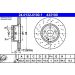 ATE 24.0132-0100.1 Bremsscheibe passend für MERCEDES-BENZ C-Klasse, E-Klasse 322,0x32,0mm, 5x112,0, gelocht/innenbel., beschichtet, legiert/hochgekohlt