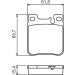 BOSCH Bremsbelagsatz, Scheibenbremse 0 986 460 965 BOSCH Bremsbelagsatz, Scheibenbremse 0 986 460 965
