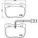Brembo Bremsbelagsatz, Scheibenbremse PRIME LINE P 44 004 Brembo Bremsbelagsatz, Scheibenbremse PRIME LINE P 44 004
