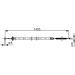 Seilzug, Feststellbremse 1 987 477 928 Seilzug, Feststellbremse 1 987 477 928