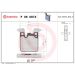 Brembo Bremsbelagsatz, Scheibenbremse XTRA LINE P 06 087X Brembo Bremsbelagsatz, Scheibenbremse XTRA LINE P 06 087X