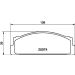 Hella Bremsbelagsatz, Scheibenbremse 8DB 355 007-101 Hella Bremsbelagsatz, Scheibenbremse 8DB 355 007-101