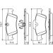 BOSCH Bremsbelagsatz, Scheibenbremse 0 986 494 256 BOSCH Bremsbelagsatz, Scheibenbremse 0 986 494 256