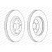 Ferodo Bremsscheibe PREMIER DDF2597C-1 Ferodo Bremsscheibe PREMIER DDF2597C-1