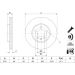Bremsscheibe 0 986 479 H71 Bremsscheibe 0 986 479 H71