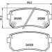 Hella Bremsbelagsatz, Scheibenbremse 8DB 355 016-221 Hella Bremsbelagsatz, Scheibenbremse 8DB 355 016-221