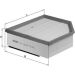 Luftfilter LX 1289/1 Luftfilter LX 1289/1
