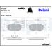 Delphi Bremsbelagsatz, Scheibenbremse LP2288 Delphi Bremsbelagsatz, Scheibenbremse LP2288