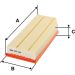 Valeo Luftfilter 585066