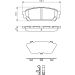 BOSCH Bremsbelagsatz, Scheibenbremse 0 986 494 232 BOSCH Bremsbelagsatz, Scheibenbremse 0 986 494 232