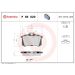 Brembo Bremsbelagsatz, Scheibenbremse XTRA LINE P 85 020X