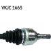 SKF Antriebswelle VKJC 1665